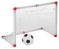 Ворота футбольные КНР сборные 50х45х30 см, с сеткой и мячом (7373180)