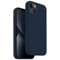 Чехол Uniq LINO для iPhone 14, цвет Синий (Blue) (IP6.1(2022)-LINOBLU)