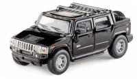 Машинка инерционная Hummer H2 SUT 2005 черная металл Kinsmart