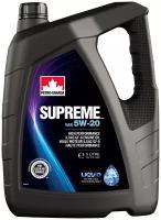 Полусинтетическое моторное масло Petro-Canada Supreme 5W-20, 5 л
