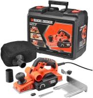 Электрический рубанок (750 Вт, 0-2 мм, 82 мм) BLACK+DECKER KW750K-QS, кейс