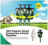 Ультразвуковой отпугиватель животных 360 Degree Smart Scarecrow