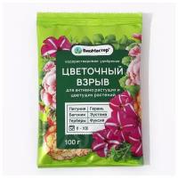 Удобрение Биомастер для цветущих растений Цветочный взрыв, 0.1 л, 0.1 кг, 1 уп