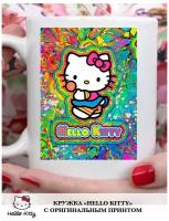 Кружка c принтом Hello Kitty