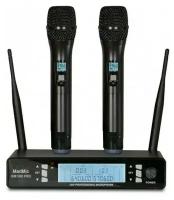 REXUS KM 500 PRO - вокальная радиосистема, 2 радиомикрофона, диапазон UHF, защита от помех