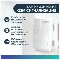 Датчик движения объемный датчик с защитой от животных для GSM сигнализации для дома / квартиры / дачи / коттеджа / гаража