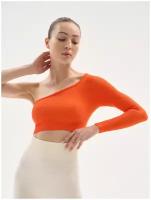 Топ Mademoiselle 9053 Crop Top Rib orange S/M