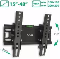 Кронштейн для телевизора на стену / крепление наклонное VLK TRENTO-38 / до 48 дюймов / vesa 200x200