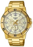 Наручные часы CASIO MTP-VD300G-9E, золотой, серебряный