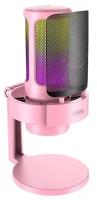 Микрофон проводной Fifine AmpliGame A8, разъем: USB, розовый
