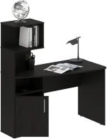 Компьютерный стол с полками / письменный стол-стеллаж SKYLAND COMP CD 1213, легно темный, 120х60х135 см