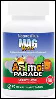 NaturesPlus Animal Parad Mag kidz Children's Chewables 90 tabs/ Парад Зверят Магний детский с вишневым вкусом таблетки жевательные 1,55г 90шт