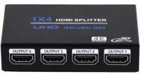 Разветвитель 1 HDMI вход - 4 HDMI выхода, 2K-4K, HDMI 1-4 splitter-делитель