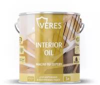 Масло для дерева Veres Interior Oil, 3 л, белое