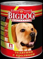Консервированный корм для собак Зоогурман BIG DOG, телятина с кроликом, 850г