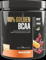 BCAA Maxler 100% Golden, фруктовый пунш, 210 гр