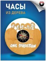 Часы настенные резные из дерева (высококачественной фанеры) - One Direction Версия 1