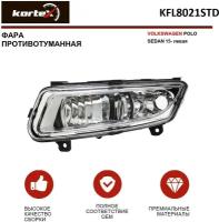 Фара Kortex для противотуманная Kortex для Volkswagen Polo SEDAN 15- левая ОЕМ 6R0941061D, KFL8021STD