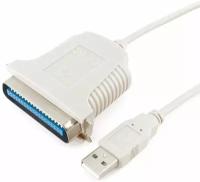 Переходник/адаптер Cablexpert USB A - LPT36M (CUM-360), 1.8 м, белый