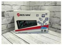 Автомагнитола BOS-MINI X2603 BT HUD Цифровой медиа ресивер, LCD-дисплей, 7 цветов подсветки, пульт ДУ / Bluetooth, USB, AUX, SD, MultiBass 50ВТх4