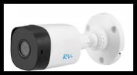 RVi-1ACT200 (2.8) white Уличная цилиндрическая мультиформатная MHD (AHD/ TVI/ CVI/ CVBS) видеокамера, объектив 2.8мм, 2Мп, Ик