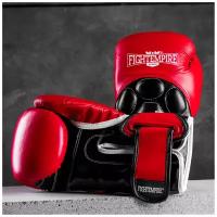 Перчатки боксёрские FIGHT EMPIRE, NITRO, 14 унций, цвет красный