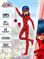 Кукла Playmates TOYS Miraculous Lady bug Time To Devilize, 27 см красный