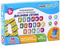 WoodLand Toys Развивающая игра по методике «Досочки Сегена. Зимние предметы»