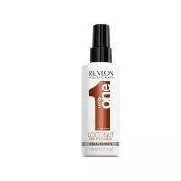 REVLON, Спрей-маска уход за волосами с ароматом кокоса, UNIQ ONE HAIR TREATMENT COCONUT FRAGRANCE, 150 мл