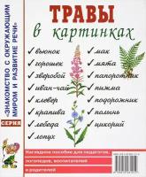 Травы в картинках. Наглядное пособие для логопедов, педагогов, воспитателей и родителей (Гном)