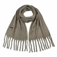 Шарф Cashmere,210х38 см, one size, коричневый, бежевый