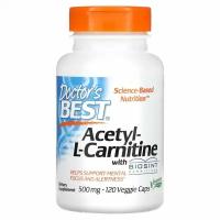 Doctor's Best Acetyl-L-Carnitine (500 мг) 120 капсул