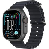 Умные смарт часы HK9 Ultra 2 Smart Watch, AMOLED, iOS, Android, Bluetooth, Уведомления,49mm. Черный