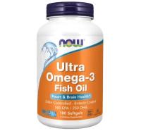 Now Foods Ultra Omega-3 Ультра омега-3, 500 ЭПК/250 ДГК, 180 капсул