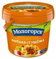 Варёная сгущенка Мологорск мдж 3% СТО ведро 400 г