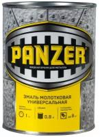 Эмаль универсальная Panzer, молотковая, 0,8 л, шоколадная