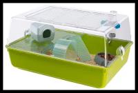 Ferplast Клетка для хомяков Mini Duna Hamster (55*39*27 см) Цвет зеленый