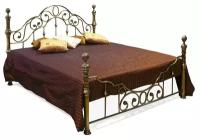 Кровать TetChair металлическая VICTORIA 160*200 см (Queen bed), Античная медь (Antique Brass)