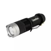 Camelion LED5135 (фонарь, черный, LED XPE, ZOOM, 3 реж 1XLR6 в компл., алюм.,откр. блистер)