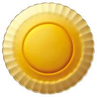 Duralex тарелка суповая Picardie amber 23 см желтый 23 см 1 шт