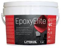 Затирка эпоксидная двухкомпонентная Litokol Epoxyelite E.06, мокрый асфальт, 1 кг