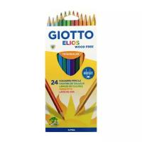 GIOTTO Цветные карандаши Elios 24 цвета (275900), 24 шт