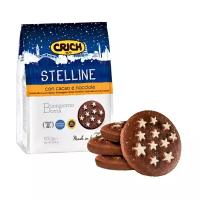 Печенье Crich Stelline Biscuits Песочное с какао и лесным орехом, 300 г