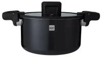 Кастрюля-скороварка из нержавеющей стали Xiaomi Huo Hou Stainless Steel Pressure Cooker Black