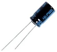 Конденсатор электролитический (capacitor) 1000x10 (8x11,5) TK Jamicon 105C
