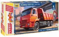 ZVEZDA Сборная модель Самосвал KAMAZ-65115, 1:35, подарочный набор