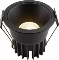 Светильник встраиваемый Denkirs DK4500, DK4500-BK, 12W, LED