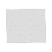 Индукционная варочная панель GRAUDE IK 60.1WF, цвет панели белый, цвет рамки серебристый