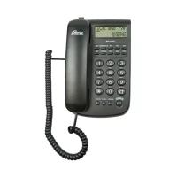 Телефон проводной Ritmix RT-440 чёрный, память, дисплей - дата, время