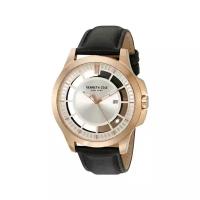 Наручные часы KENNETH COLE 10027460 мужские, кварцевые, водонепроницаемые, прозрачный корпус, подсветка стрелок